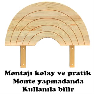Nirvana Montessori Yatak Sedir Karyola | MarkaawmLuxury Montessori Yatak Gökkuşağı Yıldız Çocuk Karyola